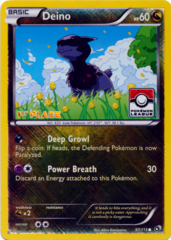 Deino 97/113 Crosshatch Holo 1st Place Promo - Pokemon League Challenge